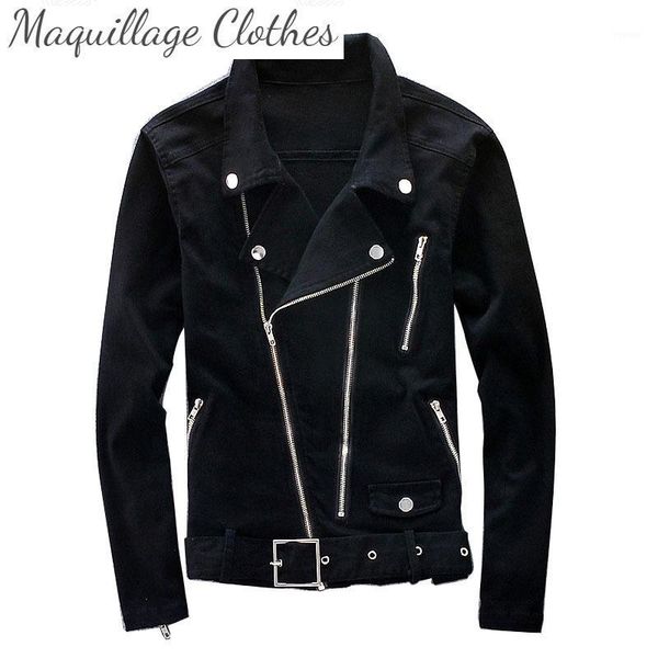 men's fashion denim jacket with multi-pockets hi-street motorcycle jeans biker outwear coat for male jackets, Black;brown
men's fashion denim jacket with multi-pockets hi-street motorcycle jeans biker outwear coat for male jackets, Black;brown