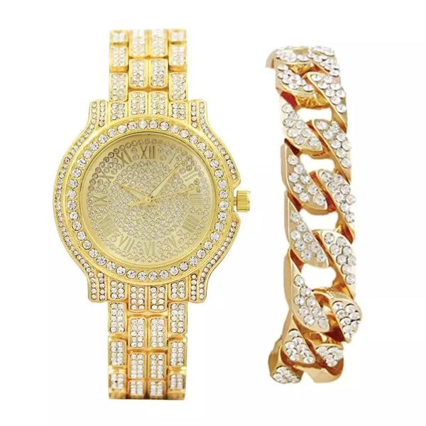 wristwatches mens iced out watches luxury quartz wrist watch with micropave cz stainless steel hip hop for women men jewelry set reloj, Slivery;brown
wristwatches mens iced out watches luxury quartz wrist watch with micropave cz stainless steel hip hop for women men jewelry set reloj, Slivery;brown
