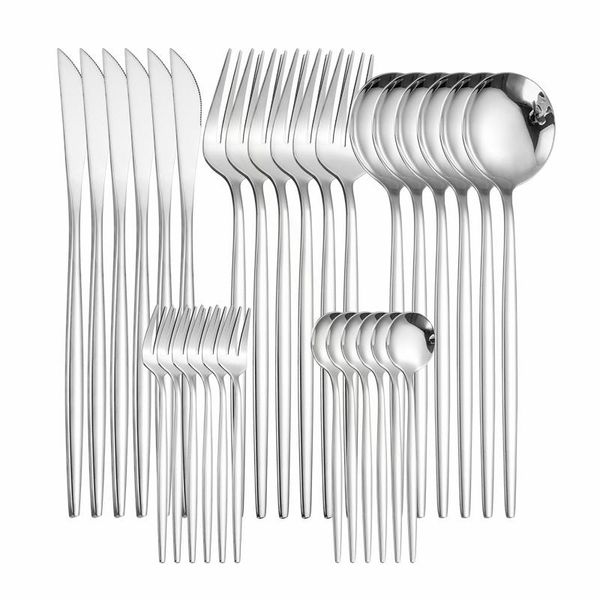 dinnerware sets flatware fork spoon knife kitchen tableware set stainless steel cutlery silverware 30pcs dinner
dinnerware sets flatware fork spoon knife kitchen tableware set stainless steel cutlery silverware 30pcs dinner