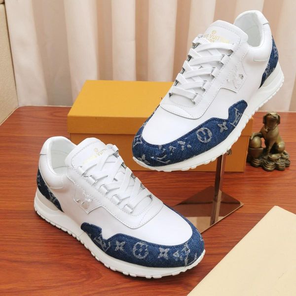 mens designer shoes luis run away sneakers leather white blue men trainer sneaker louis triple vitton, Black
mens designer shoes luis run away sneakers leather white blue men trainer sneaker louis triple vitton, Black