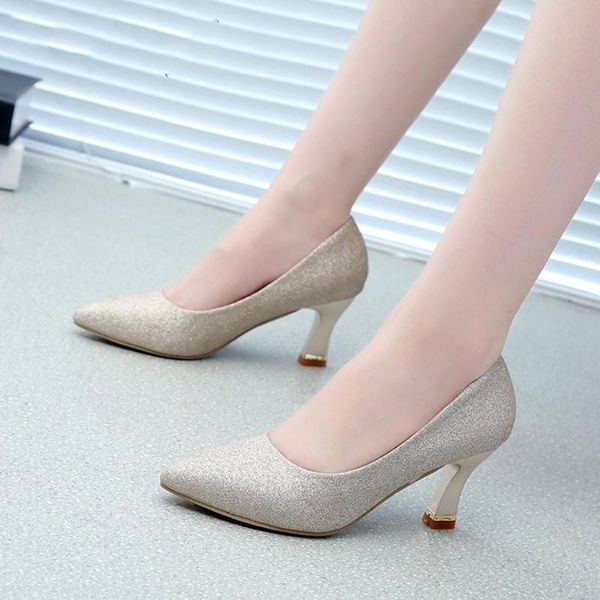 dress shoes spring glitter women high heels pumps shallow pointed toe ladies wedding woman summer tacones mujer xkd3049, Black 
dress shoes spring glitter women high heels pumps shallow pointed toe ladies wedding woman summer tacones mujer xkd3049, Black