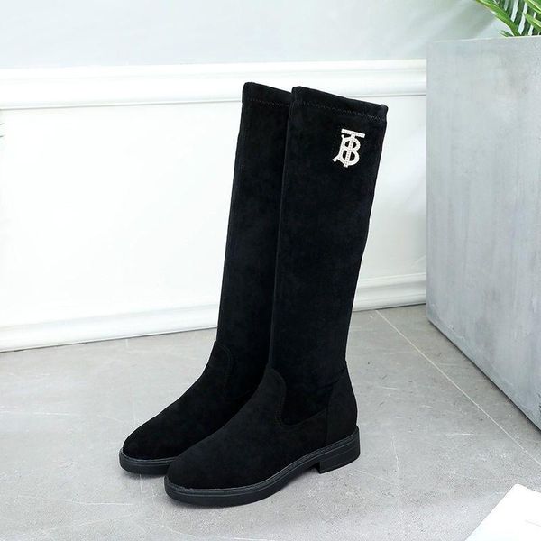 boots elastic boots, long women's knee flat in autumn and winter, thin versatile high, Black
boots elastic boots, long women's knee flat in autumn and winter, thin versatile high, Black