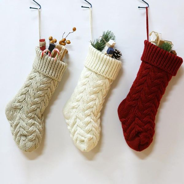 christmas decorations knitted stocking gift candy hanging bag xmas el home fireplace decoration socks
christmas decorations knitted stocking gift candy hanging bag xmas el home fireplace decoration socks