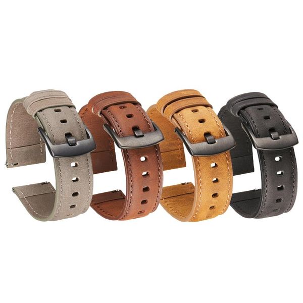 watch bands strap for huawei 3 pro band gt 2 46mm/42mm wristband honor magicwatch 2/es crazy horse leather watchband bracelet, Black;brown
watch bands strap for huawei 3 pro band gt 2 46mm/42mm wristband honor magicwatch 2/es crazy horse leather watchband bracelet, Black;brown