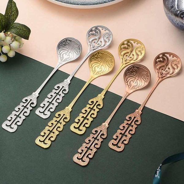 spoons light luxury carved dessert spoon teaspoons european style stainless steel coffee with long handle kitchen accessories
spoons light luxury carved dessert spoon teaspoons european style stainless steel coffee with long handle kitchen accessories