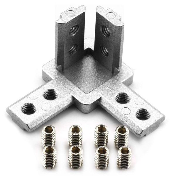bath accessory set 4-pack 3030 series 3-way end corner bracket connector,with screws for standard 8mm t slot aluminum extrusion profile
bath accessory set 4-pack 3030 series 3-way end corner bracket connector,with screws for standard 8mm t slot aluminum extrusion profile
