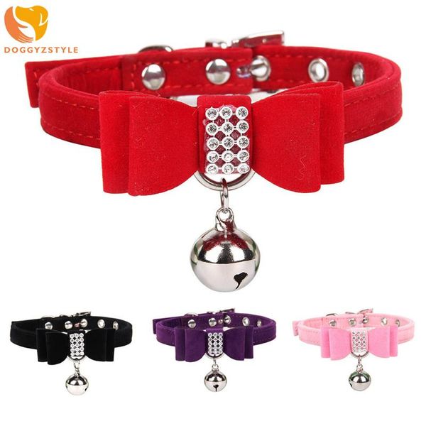 dog collars & leashes cute bow cat collar with bell adjustable soft velvet bowknot puppy kitten for small medium dogs chihuahua pet
dog collars & leashes cute bow cat collar with bell adjustable soft velvet bowknot puppy kitten for small medium dogs chihuahua pet