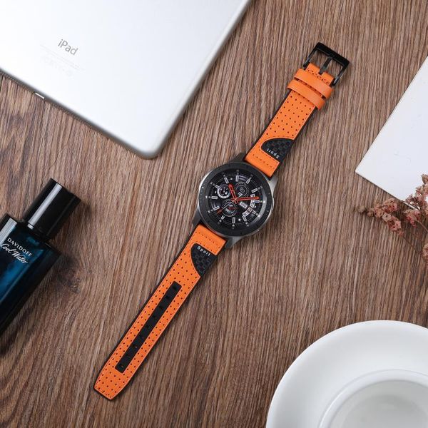 watch bands correa 22mm band for huawei gt 2e silicone carbon strap samsung galaxy 46mm/gear s3 frontier/classic belt, Black;brown
watch bands correa 22mm band for huawei gt 2e silicone carbon strap samsung galaxy 46mm/gear s3 frontier/classic belt, Black;brown