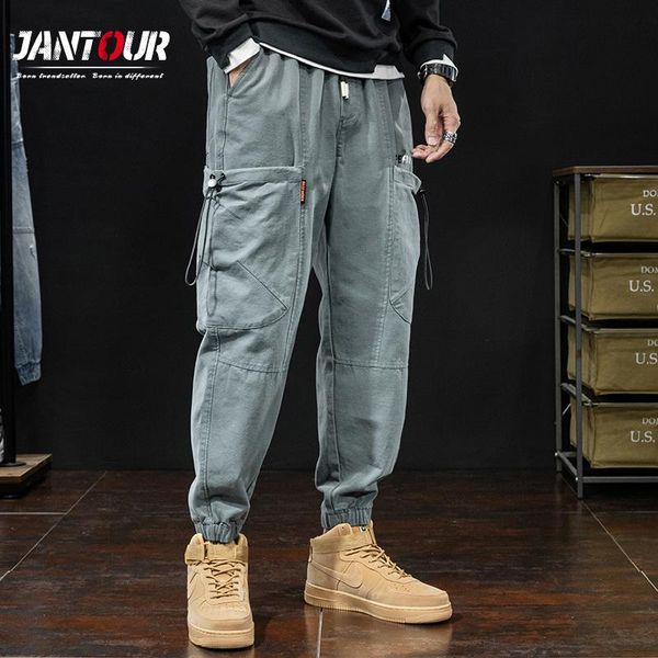 brand men clothing cargo pants high loose fashion casual trousers solid color pantalones hombre big capacity pockets men's, Black
brand men clothing cargo pants high loose fashion casual trousers solid color pantalones hombre big capacity pockets men's, Black