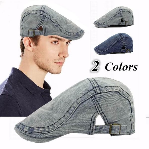 berets classic vintage fashion duckbill denim beret golf cabbie sunsboy jeans cap for women men peaked driving outside sports, Blue;gray
berets classic vintage fashion duckbill denim beret golf cabbie sunsboy jeans cap for women men peaked driving outside sports, Blue;gray