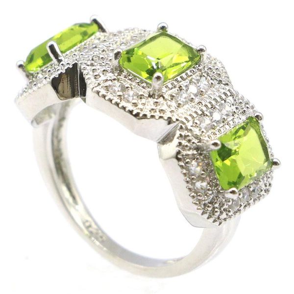 cluster rings 23x13mm shecrown designed created green peridot white cz gift for sister jewelry making silver, Golden;silver
cluster rings 23x13mm shecrown designed created green peridot white cz gift for sister jewelry making silver, Golden;silver