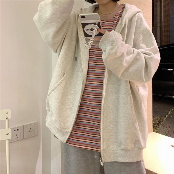 women's hoodies & sweatshirts harajuku autumn women hooded sweatshirt long sleeve casual loose zipper fleece hoodie tracksuit female ov, Black
women's hoodies & sweatshirts harajuku autumn women hooded sweatshirt long sleeve casual loose zipper fleece hoodie tracksuit female ov, Black