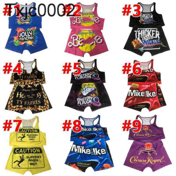women tracksuit 2 piece set designer vest shorts yoga pants outfits cartoon letter printed casual suspenders suit sportwear 25 styles, Gray
women tracksuit 2 piece set designer vest shorts yoga pants outfits cartoon letter printed casual suspenders suit sportwear 25 styles, Gray