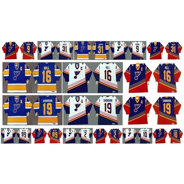 goodjjob vintage st. louis blues jersey 10 esa tikkanen 19 shanahan 2 al macinnis 31 curtis joseph 16 brett hull 99 wayne gretzky retro ccm, Black
goodjjob vintage st. louis blues jersey 10 esa tikkanen 19 shanahan 2 al macinnis 31 curtis joseph 16 brett hull 99 wayne gretzky retro ccm, Black