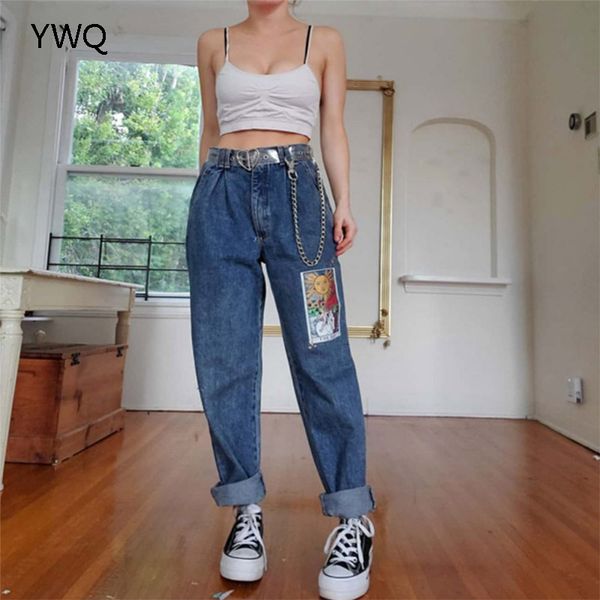 2011high waist printed jeans for women cargo pants fashion straight various patterns boyfriend mom baggy jeans full length trousers, Blue
2011high waist printed jeans for women cargo pants fashion straight various patterns boyfriend mom baggy jeans full length trousers, Blue
