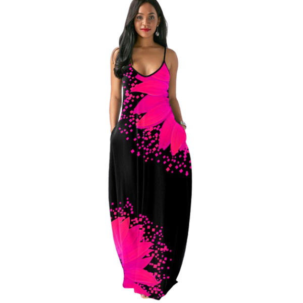 2021sunflower print long maxi dress sleeveless women summer v-neck black strappy dress open back 3xl 4xl 5xl vestido de verano, Black;gray
2021sunflower print long maxi dress sleeveless women summer v-neck black strappy dress open back 3xl 4xl 5xl vestido de verano, Black;gray
