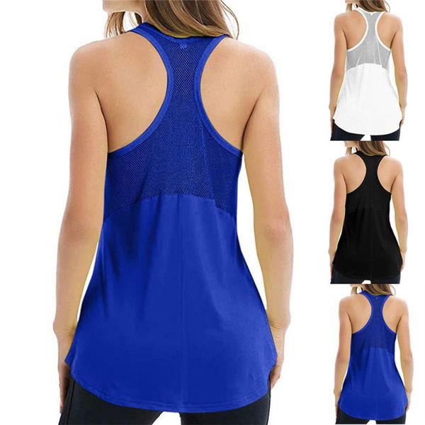 running jerseys women sleeveless racerback yoga vest sport singlet female athletic fitness tank gym training shirts, Black;blue
running jerseys women sleeveless racerback yoga vest sport singlet female athletic fitness tank gym training shirts, Black;blue