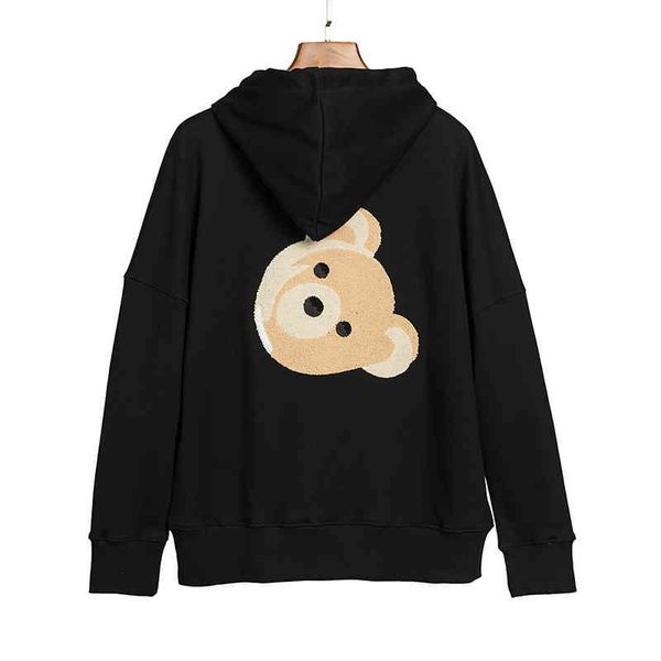 autumn winter 2021 men's casual hoodie, chaopai pa towel embroidered bear sweater, same for men and women, Black
autumn winter 2021 men's casual hoodie, chaopai pa towel embroidered bear sweater, same for men and women, Black
