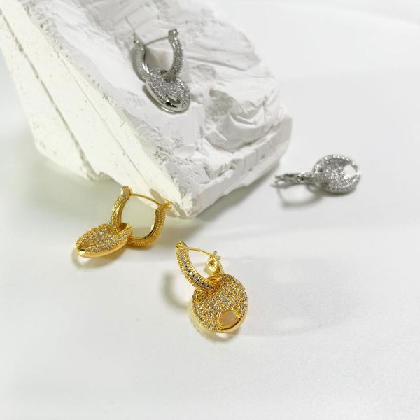 hoop & huggie peri'sbox sparkly zircon cz earrings for women with pave inlay button cute engagement trendy jewelry, Golden;silver
hoop & huggie peri'sbox sparkly zircon cz earrings for women with pave inlay button cute engagement trendy jewelry, Golden;silver