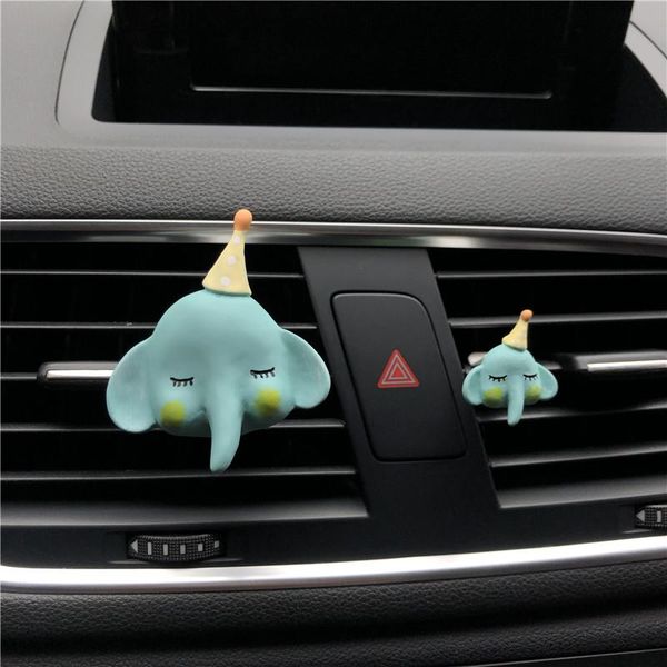 pair of beautiful elephant car decorations exquisite animal modeling air freshener perfume clip 
pair of beautiful elephant car decorations exquisite animal modeling air freshener perfume clip