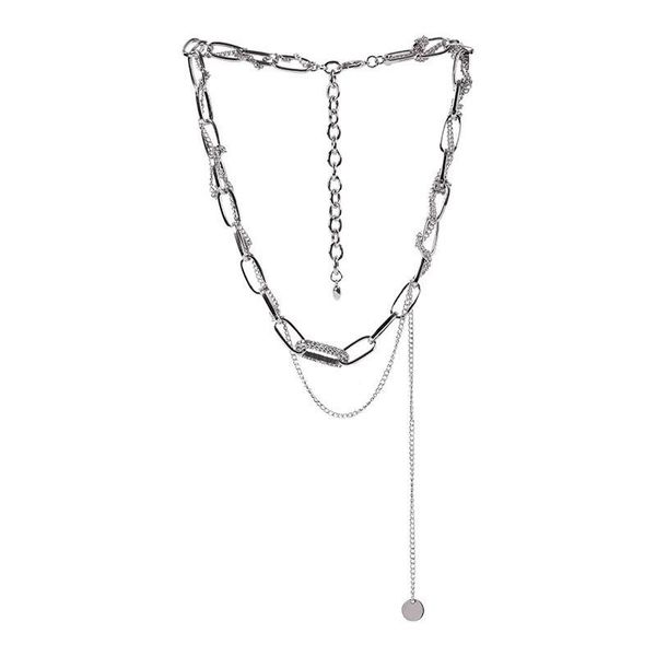 pendant necklaces cool punk gothic lolita heavy duty chain choker multiway wear hook metal collar link necklace harajuku jewelry, Silver
pendant necklaces cool punk gothic lolita heavy duty chain choker multiway wear hook metal collar link necklace harajuku jewelry, Silver