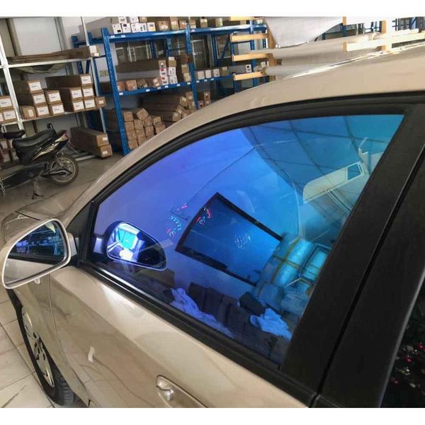 100*400cm chameleon car window tint 55%vlt for back side blue glass solar protection sunshade
100*400cm chameleon car window tint 55%vlt for back side blue glass solar protection sunshade