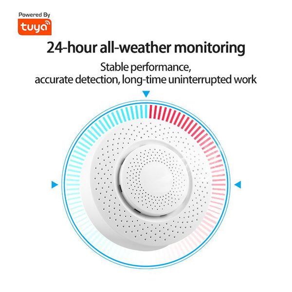 smart home control tuya wifi natural gas alarm sensor with temperature function combustible leak detector life app
smart home control tuya wifi natural gas alarm sensor with temperature function combustible leak detector life app