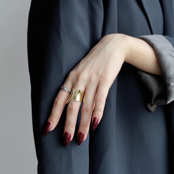 cluster rings geometry 925 sterling silver vintage women ring lady engagement wedding resizable band for female fine jewelry gifts, Golden;silver
cluster rings geometry 925 sterling silver vintage women ring lady engagement wedding resizable band for female fine jewelry gifts, Golden;silver