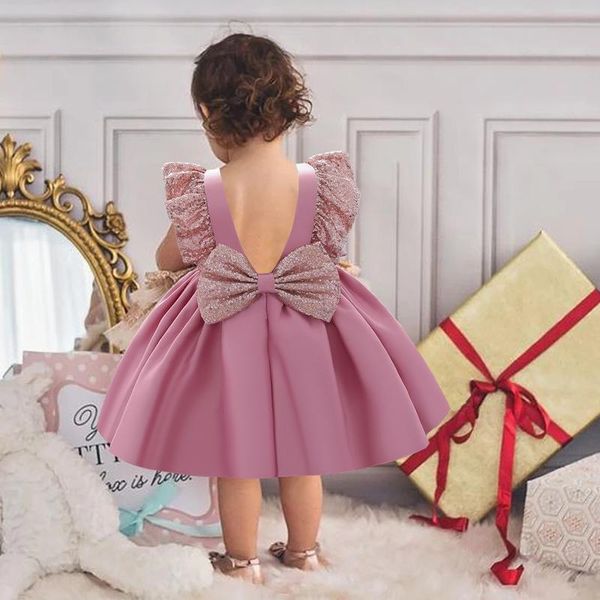 girl's dresses sequin born backless baptism dress 1st birthday for baby girl clothes big bow princess evening party, Red;yellow
girl's dresses sequin born backless baptism dress 1st birthday for baby girl clothes big bow princess evening party, Red;yellow
