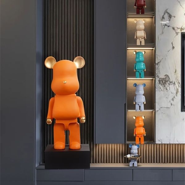 net red violent bear large floor decoration tv cabinet living room sofa next to the stairs transit clothing store facade
net red violent bear large floor decoration tv cabinet living room sofa next to the stairs transit clothing store facade