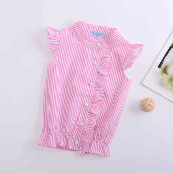 girl clothes fashion kidsclothes summer button striped sleeveless short-sleeved baby childrenclothes 210515, White;black
girl clothes fashion kidsclothes summer button striped sleeveless short-sleeved baby childrenclothes 210515, White;black