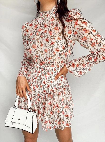 casual dresses european and american style fall 2021 french retro floral rose garden bubble sleeve long elastic dress for wome, Black;gray
casual dresses european and american style fall 2021 french retro floral rose garden bubble sleeve long elastic dress for wome, Black;gray