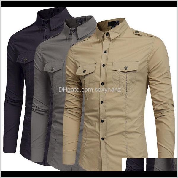 casual shirts clothing apparel drop delivery 2021 3 colors mens sports cotton button vintage khaki long cuff sleeves pocket wear green fi, White;black
casual shirts clothing apparel drop delivery 2021 3 colors mens sports cotton button vintage khaki long cuff sleeves pocket wear green fi, White;black