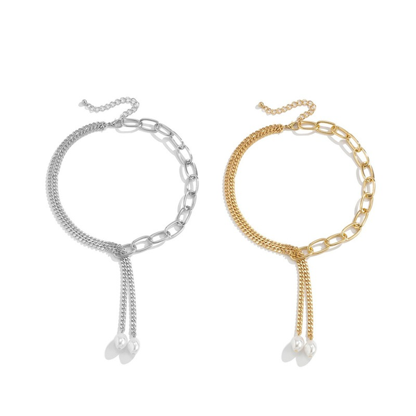 pendant necklaces retro simulated pearl necklace fashion creative drop shape metal collarbone for women birthday party gifts, Silver
pendant necklaces retro simulated pearl necklace fashion creative drop shape metal collarbone for women birthday party gifts, Silver