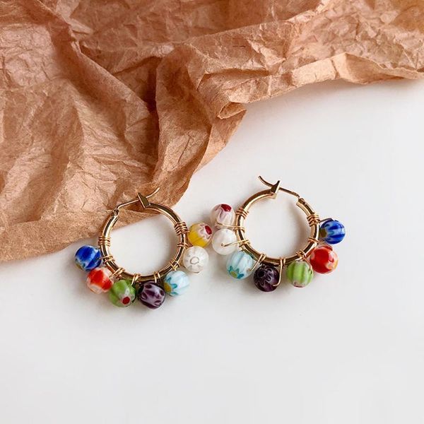 hoop & huggie peri's boho rainbow bright beaded earring colorful coloured glaze beads earrings summer beach jewelry sell like cakes, Golden;silver
hoop & huggie peri's boho rainbow bright beaded earring colorful coloured glaze beads earrings summer beach jewelry sell like cakes, Golden;silver
