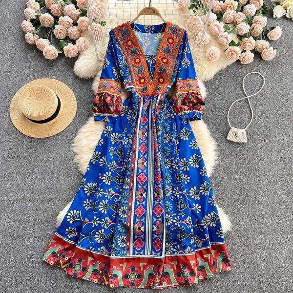 casual dresses singreiny women retro print dress v neck puff sleeve a-line embroidery 2021 summer boho vacation long sundress, Black;gray
casual dresses singreiny women retro print dress v neck puff sleeve a-line embroidery 2021 summer boho vacation long sundress, Black;gray