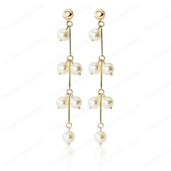 aesthetic romantic pearl earrings for women stainless dangle earrings jewelry female hanging earring gift, Silver
aesthetic romantic pearl earrings for women stainless dangle earrings jewelry female hanging earring gift, Silver