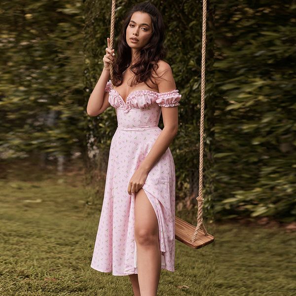 2021cryptographic off shoulder ruffles fashion floral print maxi dresses cottagecore backless split long dress holiday summer, Black;gray
2021cryptographic off shoulder ruffles fashion floral print maxi dresses cottagecore backless split long dress holiday summer, Black;gray