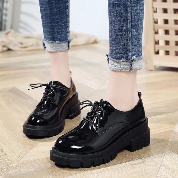 dress shoes fashion black small leather women british style 2021 early spring thick-soled wild series women's
dress shoes fashion black small leather women british style 2021 early spring thick-soled wild series women's