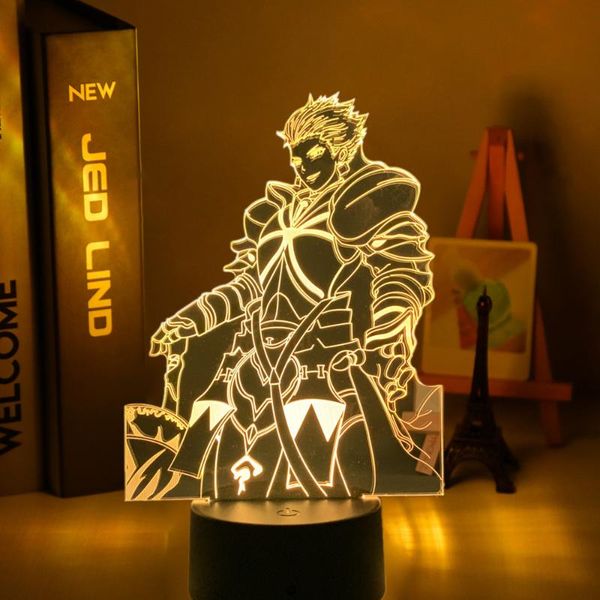 night lights anime 3d light fate stay gilgamesh for bedroom decor birthday gift manga led lamp
night lights anime 3d light fate stay gilgamesh for bedroom decor birthday gift manga led lamp