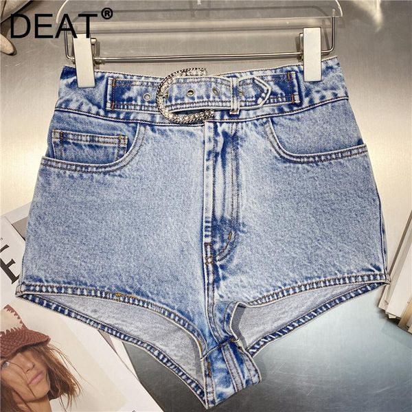 women's shorts deat women rhinestone buckle denim arrivals high waist temperament fashion spring summer 2021 11d1450, White;black
women's shorts deat women rhinestone buckle denim arrivals high waist temperament fashion spring summer 2021 11d1450, White;black
