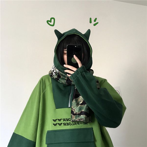 sweater harajuku aesthetic frog anime hoodie women purple long sleeve oversized streetwear kpop gothic cosplay winter clothes, White;black
sweater harajuku aesthetic frog anime hoodie women purple long sleeve oversized streetwear kpop gothic cosplay winter clothes, White;black
