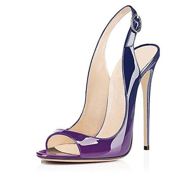 dress shoes us4-11 women peep toe stilettos high heel patent leather slingbacks ankle buckle multi-colors 7color plus size pumps c499, Black
dress shoes us4-11 women peep toe stilettos high heel patent leather slingbacks ankle buckle multi-colors 7color plus size pumps c499, Black
