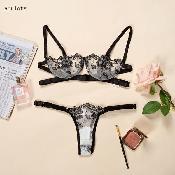 aduloty bra embroidery lace underwear set womens sleepwear net gauze transparent lingerie low-waisted g-string bra suit, Black;white
aduloty bra embroidery lace underwear set womens sleepwear net gauze transparent lingerie low-waisted g-string bra suit, Black;white