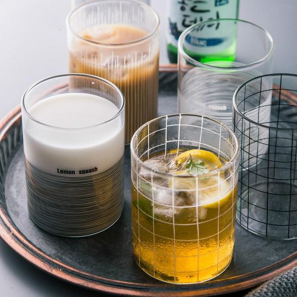 wine glasses resistant glass black and white lines sucking juice milk cup tea with drinking tube straw 350ml creativity transparent
wine glasses resistant glass black and white lines sucking juice milk cup tea with drinking tube straw 350ml creativity transparent