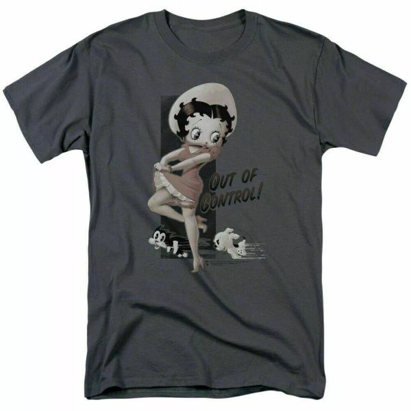 Betty Boop Out of Control T Shirt Mens Licensed Cartoon Merchandise Charcoal, White;black
Betty Boop Out of Control T Shirt Mens Licensed Cartoon Merchandise Charcoal, White;black