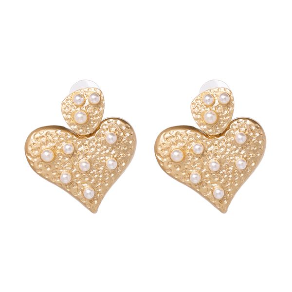 dangle & chandelier fashion love heart simulated pearl statement drop earrings for women wedding jewelry pendientes, Silver
dangle & chandelier fashion love heart simulated pearl statement drop earrings for women wedding jewelry pendientes, Silver