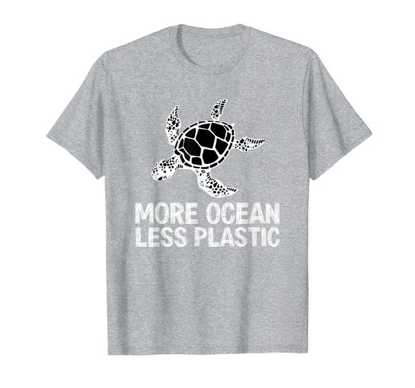 More Ocean Less Plastic - No Plastic T-Shirt, Mainly pictures