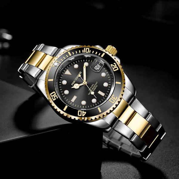 mechanical watches men waterproof luminaires rvs miscellaneous swimming automatic clock masculino, Slivery;brown
mechanical watches men waterproof luminaires rvs miscellaneous swimming automatic clock masculino, Slivery;brown