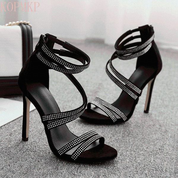 dress shoes european and american personality water drill fine belt side empty thin heel high party, Black
dress shoes european and american personality water drill fine belt side empty thin heel high party, Black